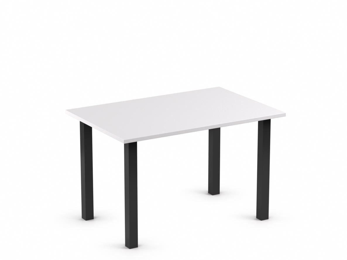DREVONA09 Jedálenský stôl 120 x 80 biely REA FLAT 2