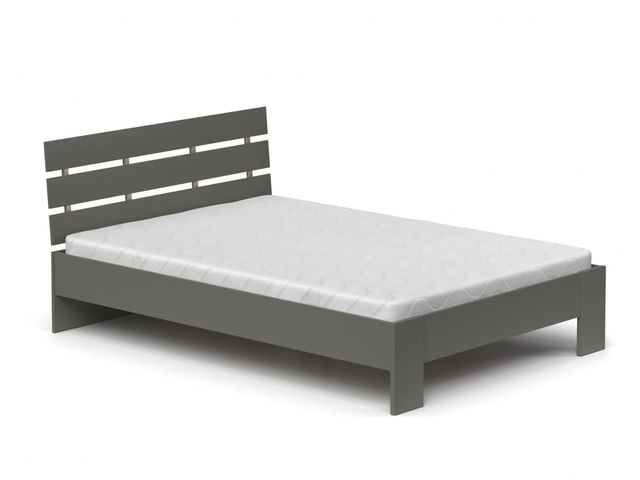 Drevená posteľ 140 cm šedá REA NASŤA