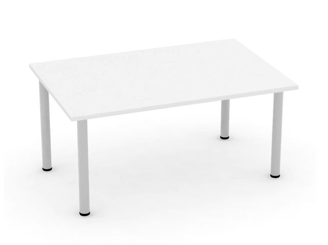 Jedálenský stôl 120 biely 4 nohy REA FLAT 2