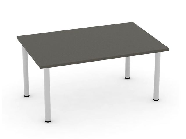 Jedálenský stôl 120 x 80 šedý 4 nohy REA FLAT 2