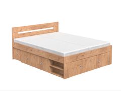 Manželská posteľ 160 cm dub lancelot REA LARISA