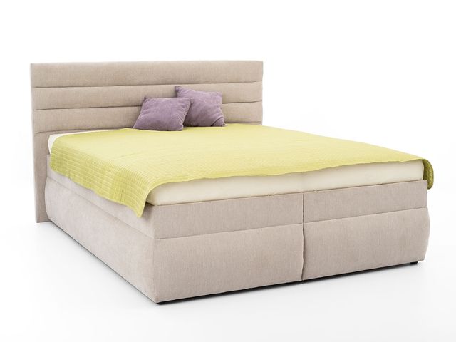 Manželská posteľ 160 cm šedo béžová LUNA 1, Orinoco 23