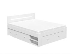 Manželská posteľ biela 160 cm REA LARISA