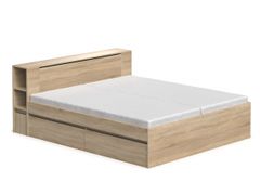 Manželská posteľ dub bardolino 180 cm REA AMY