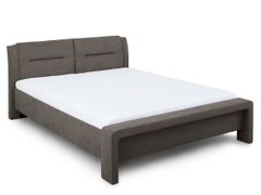 Manželská posteľ hnedo šedá 180 cm CHELLO Soro 91
