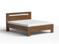Manželská posteľ z masívu 180x200 LIVIA buk walnut
