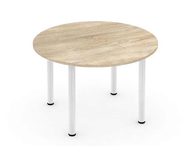 Okrúhly stôl dub bardolíno 4 nohy REA FLAT 4