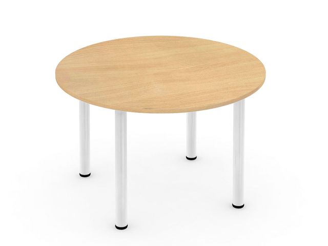 Okrúhly stôl Ø 120 buk lesklé nohy REA FLAT 4