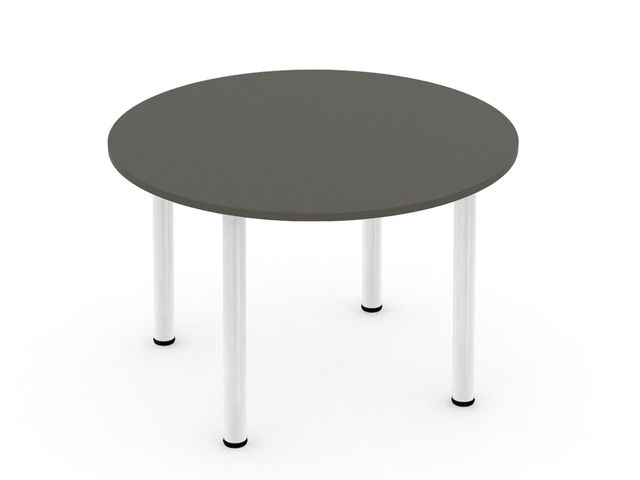 Okrúhly stôl Ø 120 šedý lesklé nohy REA FLAT 4