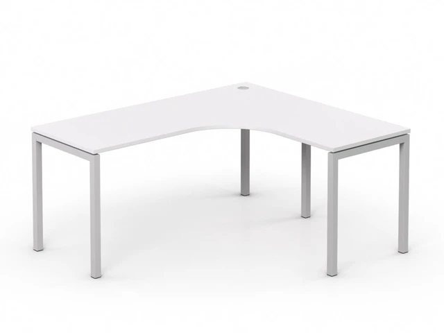 Rohový stôl biely RP-SRK-1600