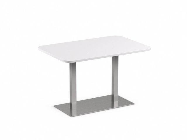 Stôl 120 x 80 biely REA FLAT 6