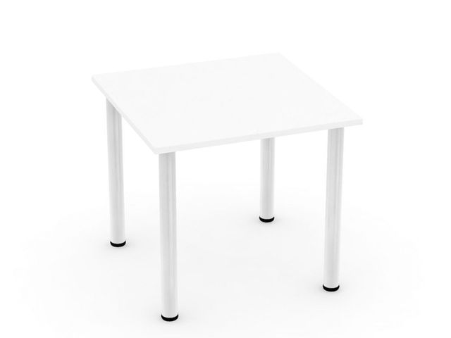 Stôl 80 x 80 biely 4 nohy REA FLAT 1