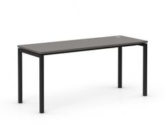 Stôl do pracovne šedý RP-SPK-1600 | čierne nohy