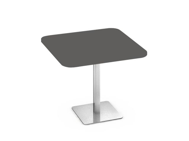 Kuchynský stôl grafit 80x80 nerez podnož REA FLAT 5